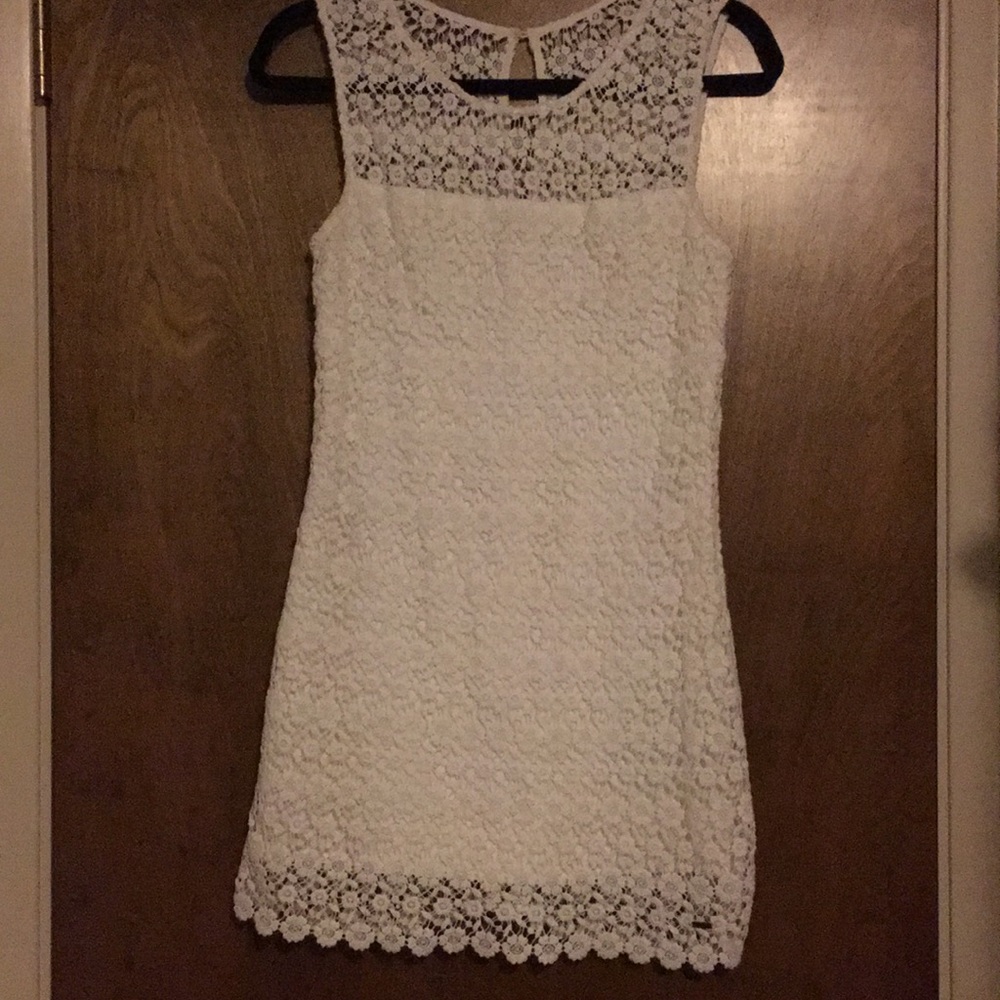 White Hollister Lace Dress